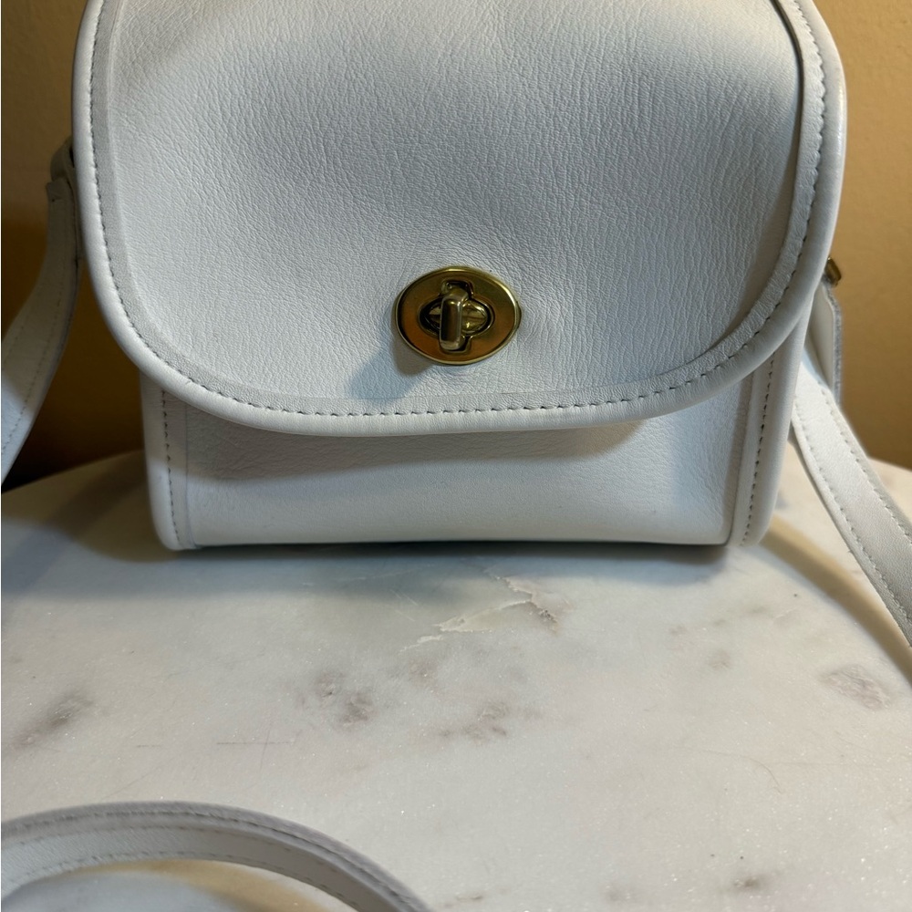 COACH vintage EMMIE white bag🔥9018 stunner - Picture 3 of 14
